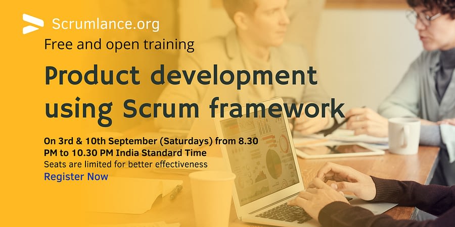 Product development using Scrum framework training 