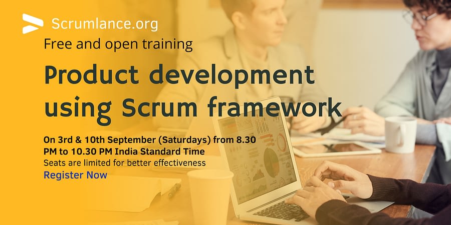 Product development using Scrum framework training